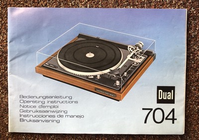 MANUEL DUAL SERVICE manuel d'utilisation platine vinyle changeur 731