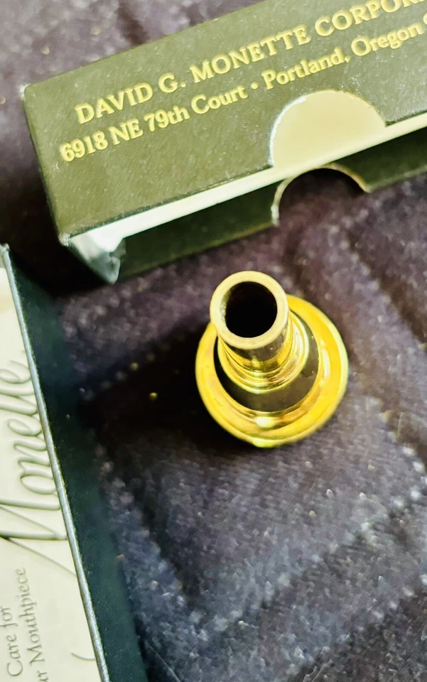 Trompeta Monette BP12 caña pequeña para trompeta Piccolo. Foto 3 de 4