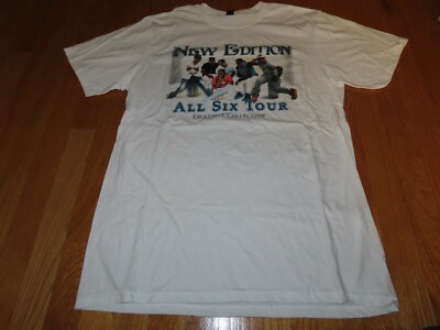 NEW EDITION All Six Concert Tour (LG) T-Shirt BOBBY BROWN McKnight - Main Image