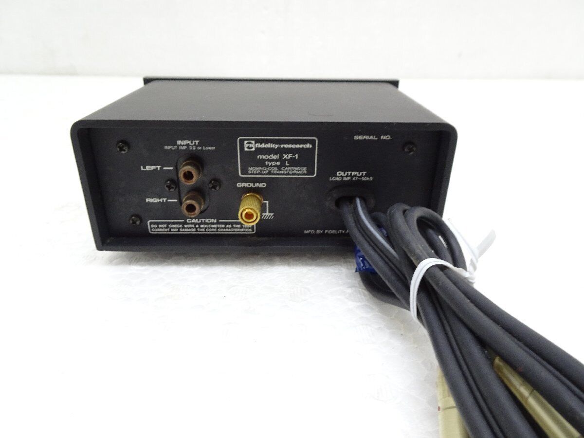 Fidelity Research XF-1 Type L MC Step Up Transformer Moving Fidelity Research XF-1 Type L MC Step Up Transformer Moving