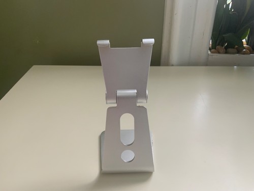 Adjustable Cell Phone Stand, Phone Holder, Cradle, Dock, Aluminum Desktop LAST - Zdjęcie 5 z 9