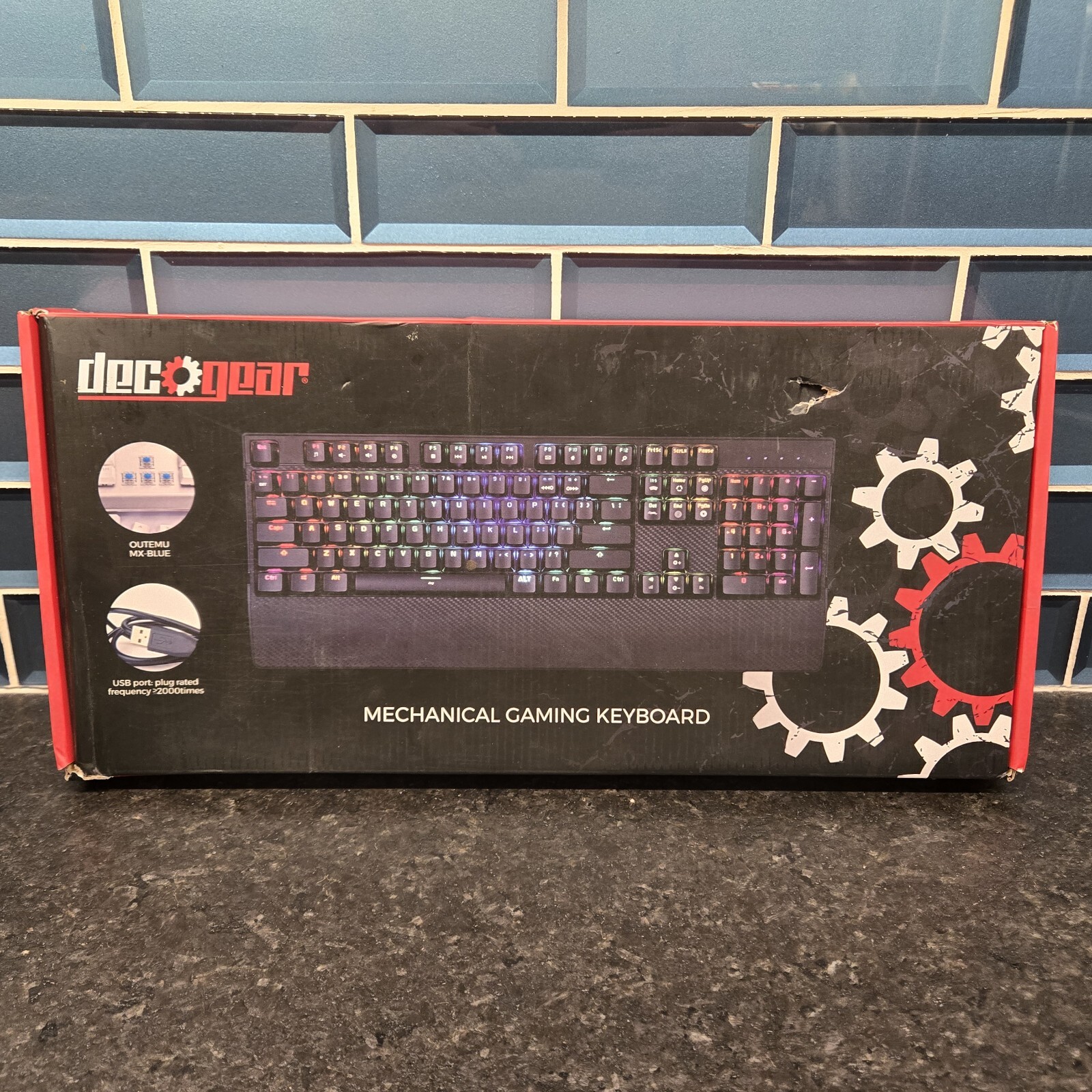 Deco Gear RGB Mechanical Gaming Keyboard with Anti-Ghosting in Black-image