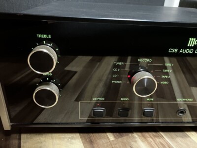 McIntosh C36 Audio Control Center Amplifier Black Good | eBay