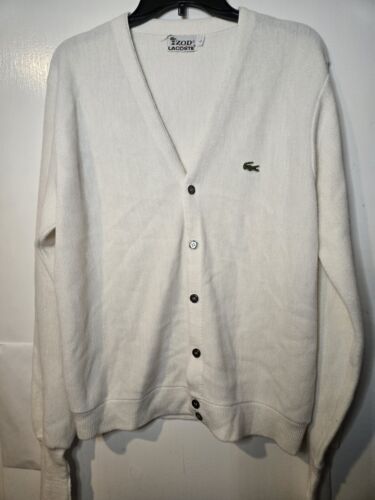 LACOSTE IZOD Vintage 1960s Cardigan Tyler The Creator Golf Le Fleur Style Large