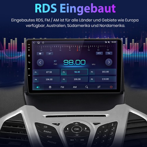Radio de coche para Ford Ecosport 2013-2017 9" Android 13 Carplay GPS NAVI 6+128G DAB+ - Imagen 11 de 13