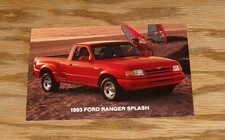 Original 1993 Ford Ranger Splash Postcard 93