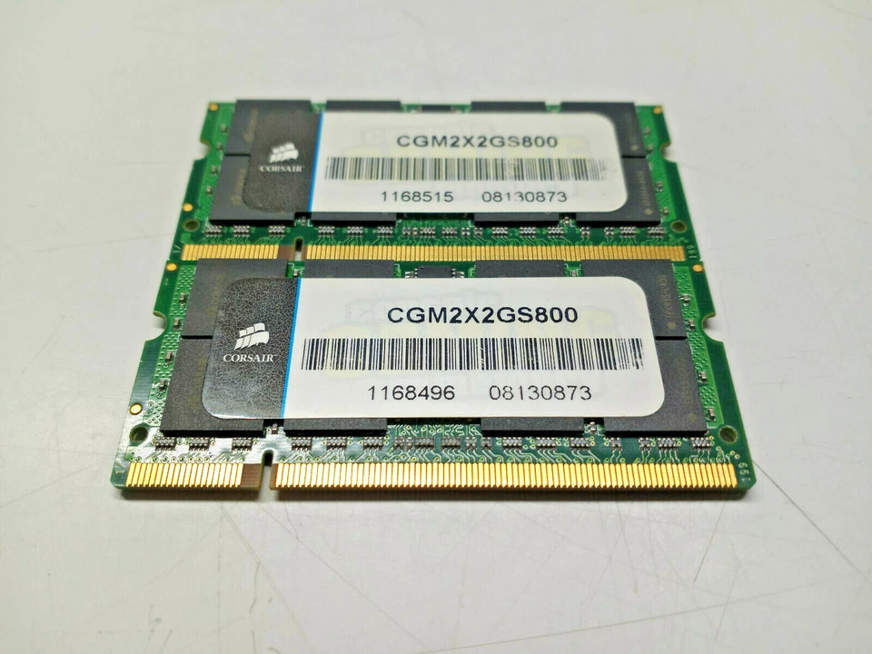 Lot Corsair CGM2X2GS800 Gaming Memory 2 GB DDR2 SODIMM 800MHZ CGM2X2GS800 - Image 3 of 4