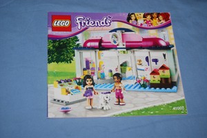 lego friends pet salon instructions