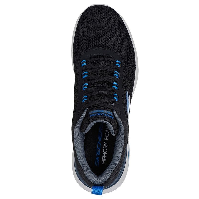 Skechers Shoes Air Men's Black Sport Run Mesh Comfort Memory Foam