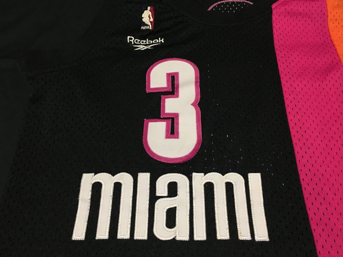 OG 2006 Miami Heat Dwyane Wade Floridians Reebok Swingman