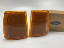Front Right + Left Side OEM Ford Reflector Corner Lamp Light SET 1989-92 Ranger