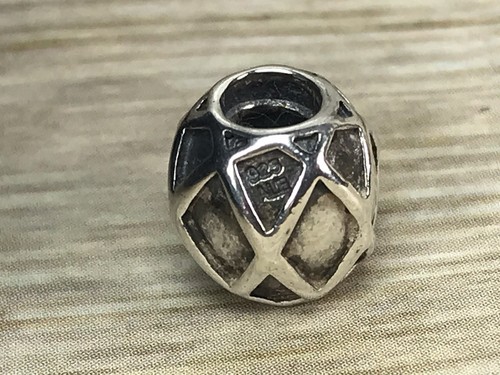 Authentic Pandora Sterling Silver Web Charm Retired Bead 790165 - Picture 2 of 3