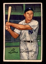 1952 Bowman #177 Gene Woodling (Crease) VG