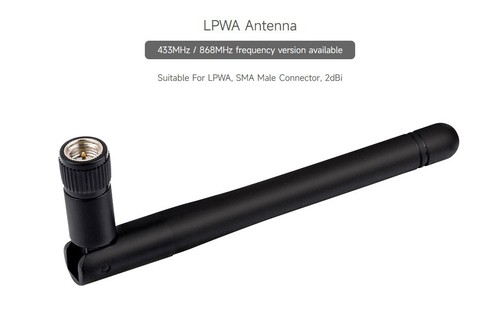 Antena LPWA Waveshare, wzmocnienie 2dBi, antena LoRa, opcje wersji częstotliwościowej - Zdjęcie 7 z 12