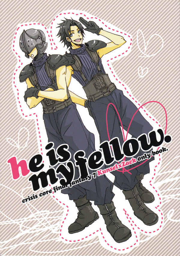 Final Fantasy 7 VII Doujinshi Comic Book Kunsel x Zack Fair Crisis