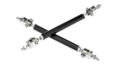 Pour Fibre de Carbone Zugstab Tiges Filetées Strut Barre Tie Pare-Chocs - Photo 1/4
