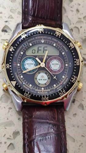RAR Vintage Herrenuhr Citizen Yachting Promaster CO50-089561 funktioniert 40mm - Bild 2 von 7