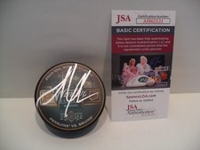 Hampus Lindholm Signed Boston Bruins Puck 2023 NHL Winter Classic Puck JSA COA