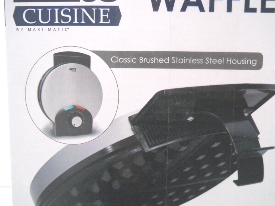 Gofrera belga clásica Elite Cuisine redonda antiadherente Foto 2 de 4