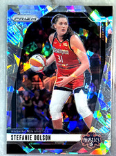 Stefanie Dolson 2024 Panini Prizm WNBA Cracked Ice Prizm-#34 Washington Mystics