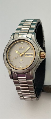 Vintage Seiko 3Y03-0A70 Seiko Sports 150 Quartz Ladies Watch French Days 1988 - Picture 4 of 17