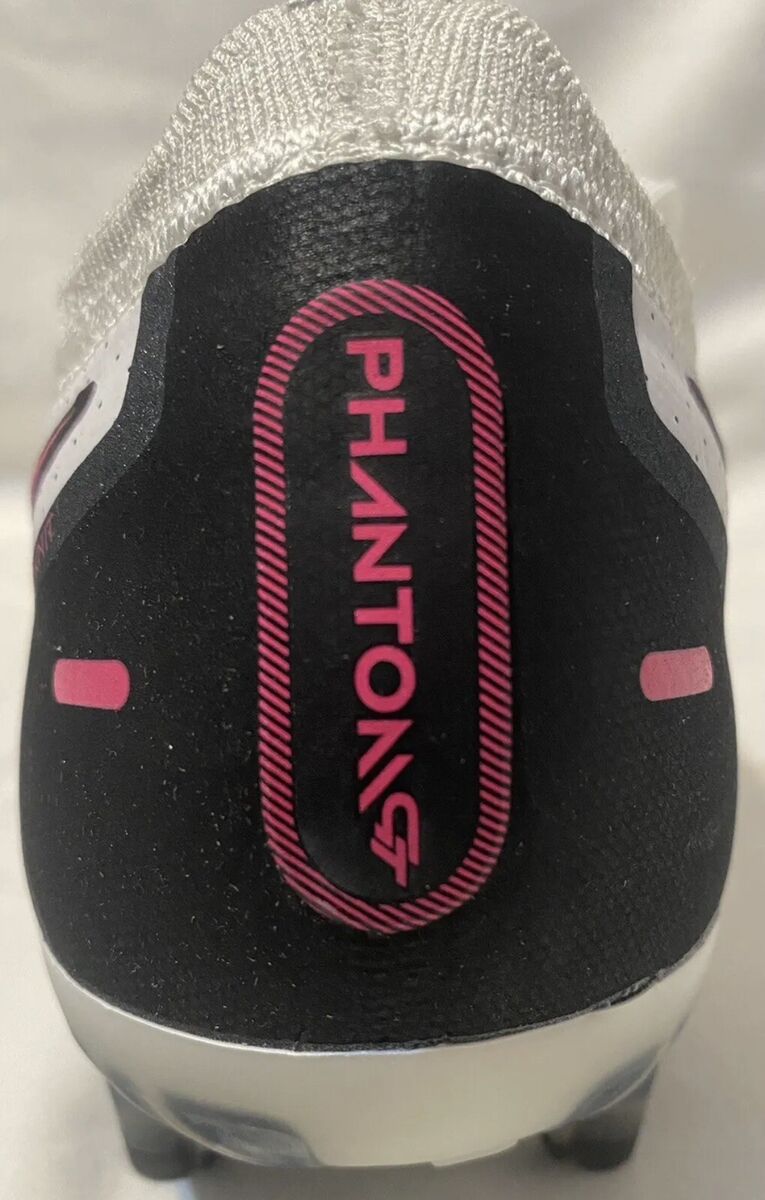 Nike Phantom GT Elite FG Soccer Cleats White/Pink CK8439-160 Nike Phantom GT Elite FG Soccer Cleats White/Pink CK8439-160