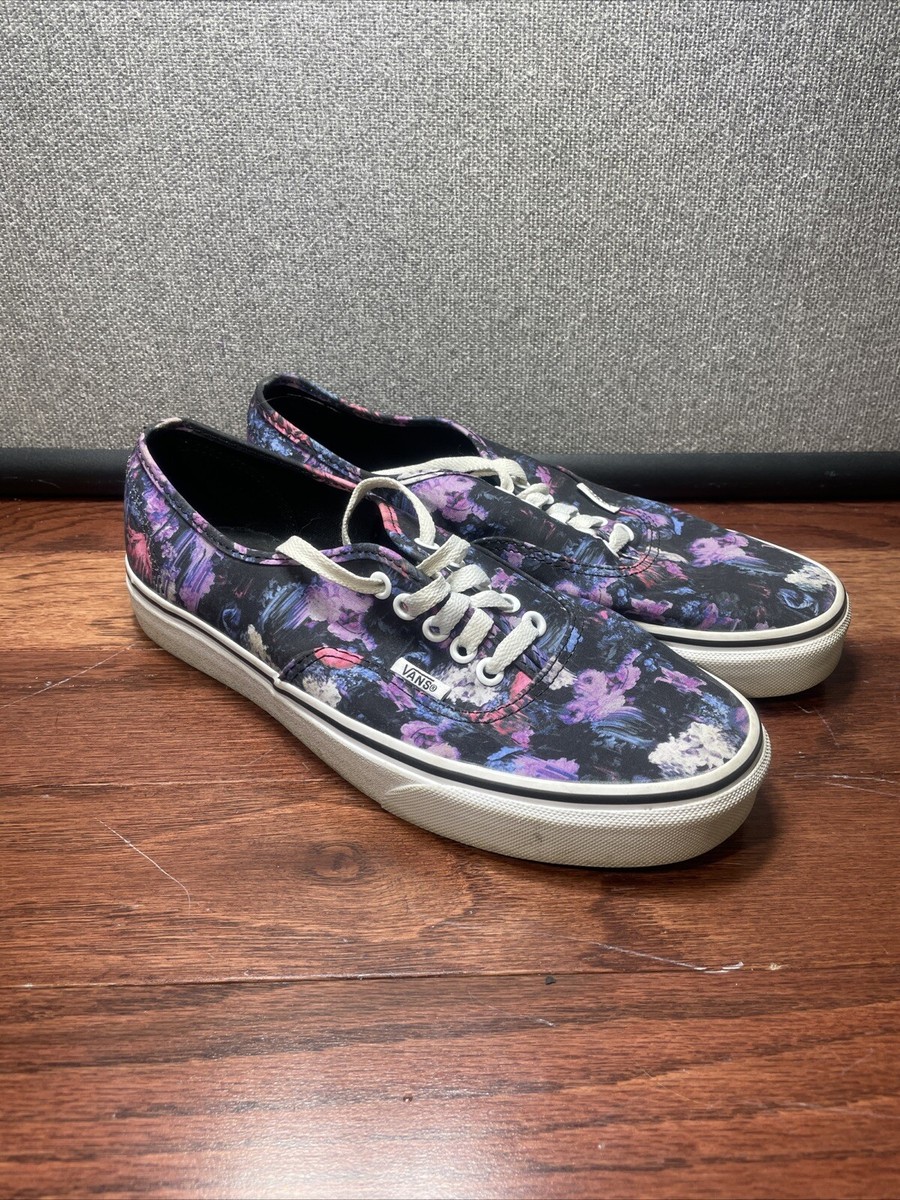 Vans Authentic Floral Women's Size Skate Shoes Canvas Sneakers