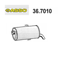 Hinterer Auspuff SchalldäMpfer Asso FüR Peugeot 106 I 1730Y4
