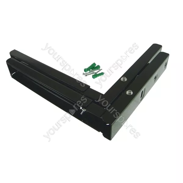 Tesco Universal Microwave Wall Bracket Extendable Arms Black eBay
