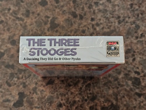 BRAND NEW Three Stooges A Ducking They Did Go (VHS; 1988) Sealed OOP Watermarks - Picture 5 of 6