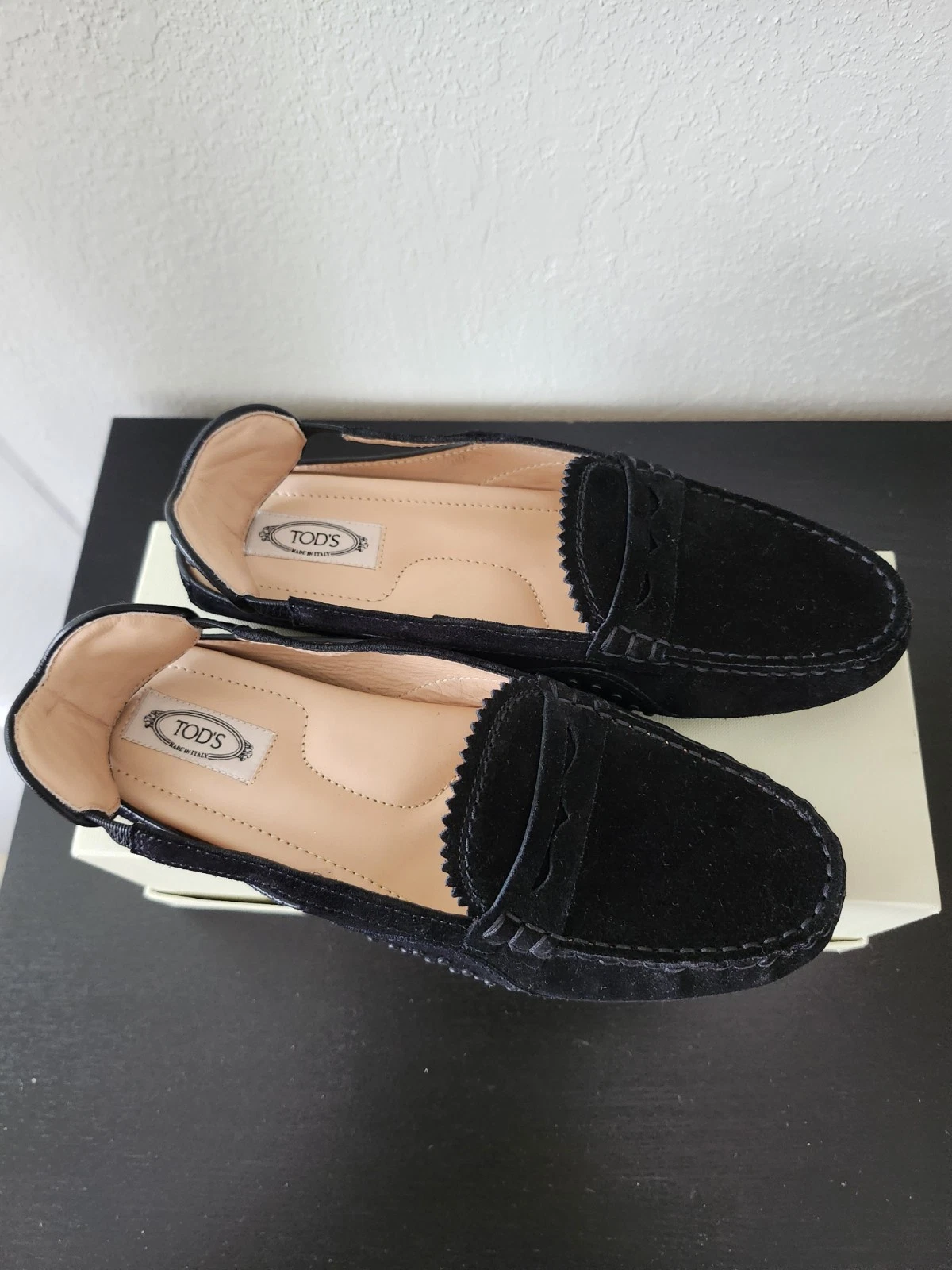 TOD’S Sandali Tod's scamosciati slingback bassi in pelle misura 8 5