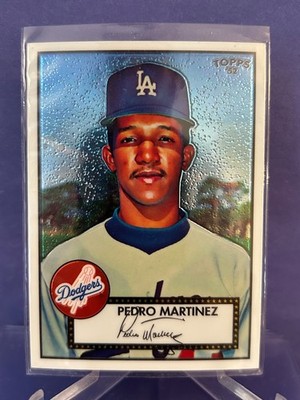 2007 Topps '52 PEDRO MARTINEZ Debut Flashbacks #DFC3 #'d 127/1952 LA Dodgers