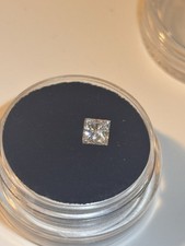 1/2 carat natural loose princess cut diamond .5 ct 4.2mm loose stone