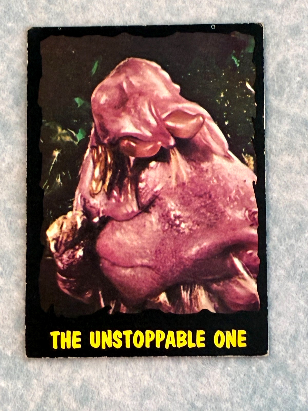 1964 Topps Bubbles Inc. Outer Limits.  # 7 The Unstoppable One S/P Rare
