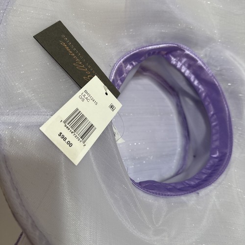 $98 Bellissima Spring Summer Easter Church Wedding Derby Hat BH312415 Lilac - Picture 10 of 11