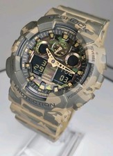 Casio G-Shock GA-100CM-5AJF Camouflage Big Case Analog Digital Uhr