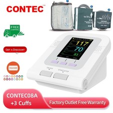 Blood Pressure Monitor Upper Arm Auto NIBP Electronic Sphygmomanometer+3 Cuffs