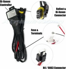 Xtremevision H49003 Hilo Bi-xenon Controller Hid Relay Wiring Harness 12v 35w
