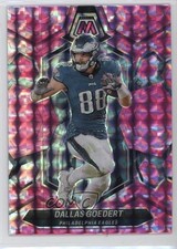 2024 Panini Mosaic Pink Camo Mosaic Prizm Dallas Goedert #180 1eh5
