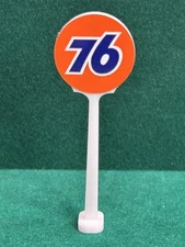 HO 1:87 Scale Union 76 Vintage Gas Station Sign Advertisement Laser Cut Custom
