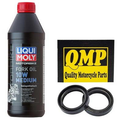 Gabelsimmerringe Gabel Set A-047 41x54x11 + Gabelöl für BMW Ducati Harley Suzuki