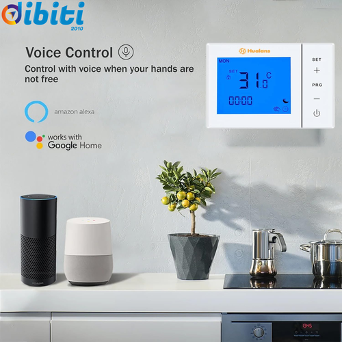 Termostato Wifi per Caldaia a Gas,Termostato Digitale Da Parete Cronotermostato - Foto 5 di 13