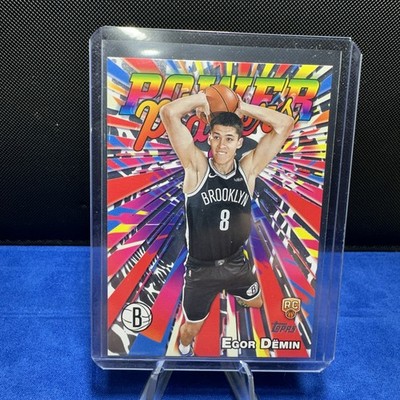 2025-26 Topps Flagship #PP-18 Egor Demin Power Players Brooklyn Nets RC
