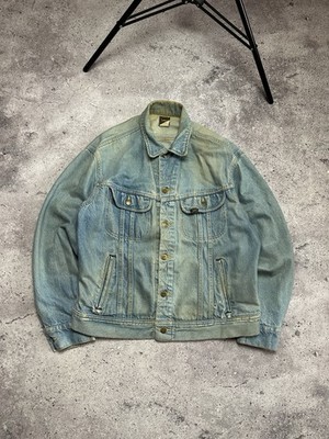 Vintage Les Rider Jacket PATD-153438 Denim Men Size 42R 
