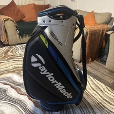 Taylormade SIM 2 Cart Tour 6 Divides Golf Bag Rain Cover and Carry Strap