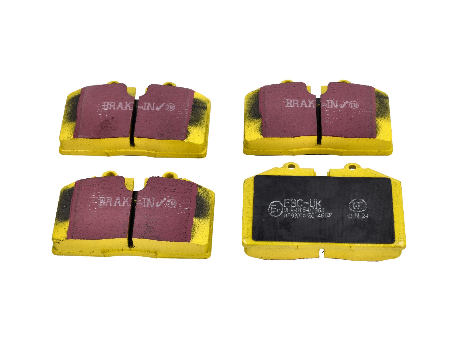 EBC DP4612R Yellowstuff Brake Pads for Ferrari 348/Maserati Coupe/Porsche 968