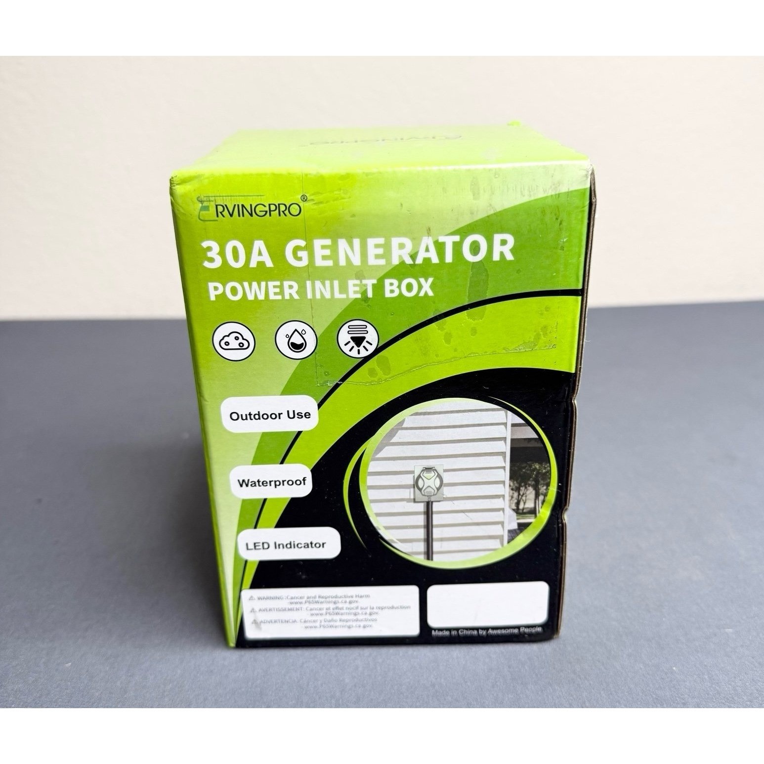 Rvingpro 30A Generator Power Inlet Box NIB