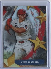 2025 Topps Series 2 Stars of MLB Wyatt Langford #SMLB-55 Texas Rangers Phenom