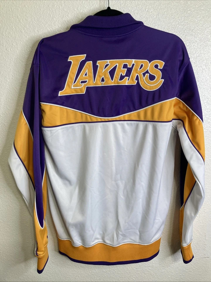 Chaqueta De Colección Lakers Cremallera Completa Para Hombre Talla Mediana UNK BLUE LABEL NBA 1990s Foto 3 de 3