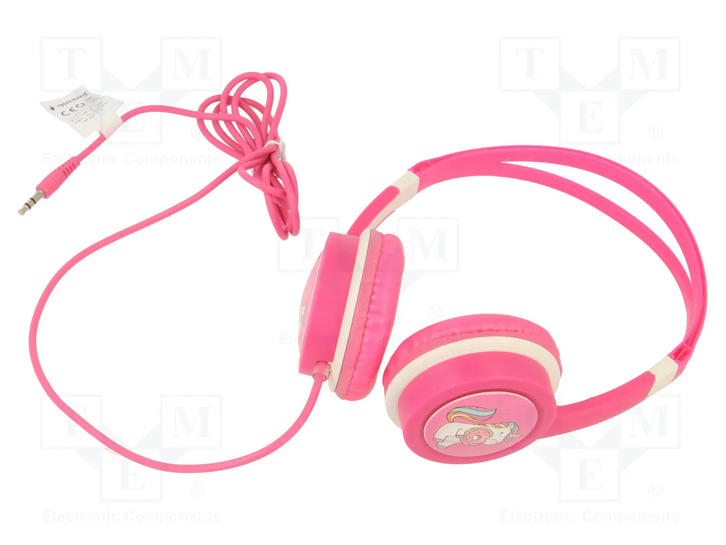 Gembird Rosa Mhp-Jr-Pk Cuffia E Auricolare Cuffie Cablato A Padiglione Musica - Immagine 2